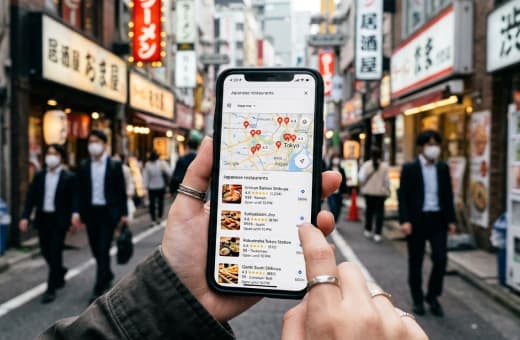 Googleマップでの店舗検索イメージ