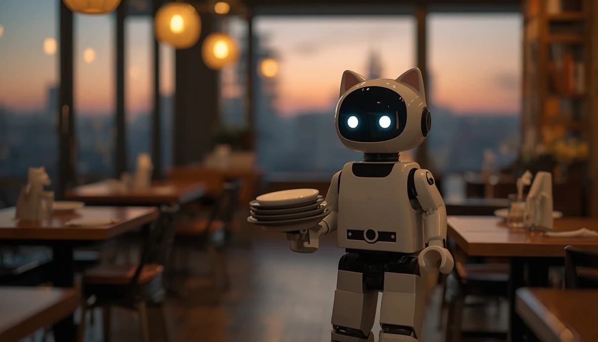 ロボットで人を減らしたら、売上も減った