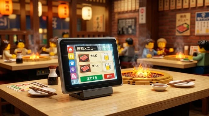 セルフオーダーで年1,000万円減らした焼肉店の計算